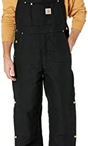 Carhartt Men's Loose Fit Firm Duck Insulated Bib Overall