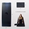 Black Yoga Mat Set- Yoga kit and set for beginner & advanced-Straps, Bag, Towel, Blocks and Mat-Yoga Equipment for Home Workouts & Studio total of 6pcs- Yoga starter kit-Accessories for Men and Women - Image 3