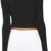 Bestisun Long Sleeve Yoga Crop Tops Cropped Sweatshirts Lightweight Stretch Exercise Athletic Shirts for Women Workout - Image 2