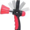 STYDDI Fireman Style Hose Nozzle with Ergonomic Rubber Grip, Heavy Duty Metal Fireman Nozzle with Large On/Off Lever and Adjustable Spray Patterns, for Car Washing, Patio Cleaning - Image 4