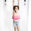 DreamGYM Doorway Swing for Kids Indoor - Trapeze Bar and Gymnastic Rings Combo and Classic Rope Swing for Doorway Gym - Image 9