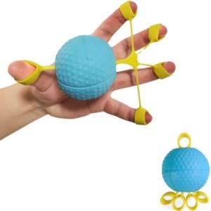 KOWVOWZ Multifunction Stretch Grip Ball Strength Trainer Exerciser, Finger Stretcher Trainer, Hand Exerciser, Stress Relief Strengthener Hand Gripper for Adults, Elderly Woman and Man