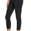 HeyNuts Essential High Waisted Yoga Capris Leggings, Tummy Control Workout Cropped Pants 21'' - Image 4
