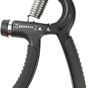 Grip Strength Trainer,Hand Grip Strengthener,Adjustable Hand Grips for Strength Training,Adjustable Resistance 11-132 lbs Forearm Exerciser for Muscle Building, black