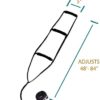 Stander BedCaddie, Bed Ladder Assist Handle, Sit Up Helper with Adjustable Length for Elderly, Handicapped, and Injured - Image 2