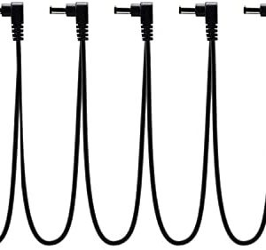 ZRM&E Daisy Chain 1 to 6 Ways Guitar Effects Pedal Accessories Multi-Plug Power Supply Cable for 9V DC Adapter Plug, Guitar Power Supply Adapter