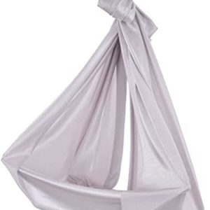 Vakitar Aerial Yoga Hammock, High Strength Bodybuilding Hammock, Swing Sling Inversion, Pain Relief, for Pilates Gymnastics, Yoga, for Kids (1 X 2.8m)(Grey)