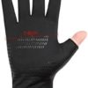 Elastic Summer Gloves for Men, Non-Slip Anti-UV Breathable Gloves, Sunscreen Ice Silk Cooling Thin Fingerless Mittens for Driving Bike Cycling - Image 6