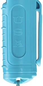 Police Magnum Pepper Spray Keychain self Defense Protection- 12ft Range Belt Clip OC Spray- 1/2oz Molded