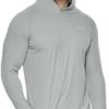 BALEAF Men's UPF 50+ Sun Protection Hoodie Long Sleeve SPF/UV Quick Dry Lightweight Fishing Workout Thumbholes Shirt - Image 4