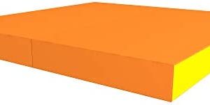 Premium Extra Thick Large Exercise Mat - 40" x 40" x 4" Ultra Durable, Non-Slip, Workout Mats for Home Gym Flooring - Cardio, Plyo, MMA, Jump Mat - 4 Inches Thick - Optimal Safety