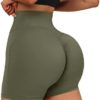 MOOSLOVER Women V Cross Waist Workout Shorts Butt Lifting High Waisted Biker Shorts - Image 5