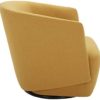 Amazon Brand - Rivet Coen Modern Upholstered Accent Swivel Chair, 30"W, Maize Yellow - Image 3