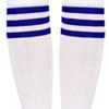 Zando Women's Knee High Socks Classic Knee Socks Opaque Thigh High Stockings Casual Tube Socks Striped Athletic Socks - Image 2