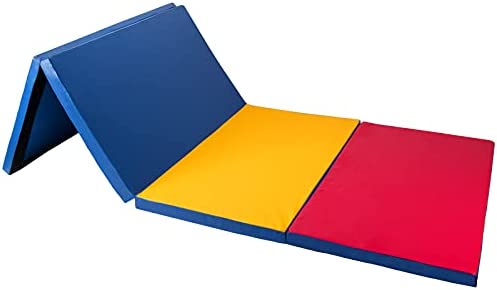 Polar Aurora 4'x8'x2 Pu Leather Folding Gymnastics Gym Tumbling Exercise Martial Arts Mat Pad - Image 2