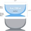 ChooMee Silicone Baby Suction Bowls | Non Slip Extra Strong Suction Base with Durable and Firm Bowl | Ideal for Infant and Toddler Baby Led Feeding | Small 2 CT - Image 4