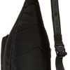 Vera Bradley womens Recycled Lighten Up Reactive Sling Backpacks, Black, One Size US - Image 2