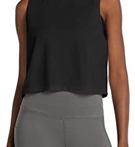 BALEAF Women's Crop Tops Workout Cropped Tank Tops Athletic Muscle Shirts