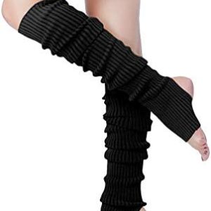 Long Leg Warmer, V28 Women’s Men 80s Party Ribbed Knit Dance Sports