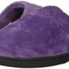 Dearfoams Women's Indoor/Outdoor Memory Foam Darcy Microfiber Velour Clog, Wide Widths Slipper - Image 7