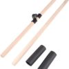 2 Pcs Wooden Yoga Pole Stick Buckle Open Shoulder Beauty Back Posture Corrector Multipurpose Stick Yoga Sticks Stretching Tool Humpback Correction Sticks for Spine, Back, Neck, Clavicle - Image 3