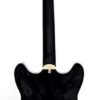GROTE Jazz Electric Guitar Semi-Hollow Body Trapeze Tailpiece Bridge Guitar Gig Bag (Black) - Image 3