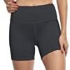 High Waist Tummy Control Workout Biker Running Yoga Shorts with Pockets for Women - Image 5