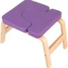 eklipt FINEWISH Yoga Headstand Bench Stand Yoga Chair for Family, Gym - Wood and PU Pads - Image 4