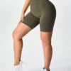 YEOREO Shorts for Women Seamless Scrunch 7.5" Short Gym Active Workout Biker Shorts - Image 3