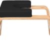 MengK Wooden Yoga Inversion Stool Black - Image 8