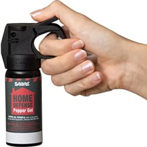 Home Self Defense SABRE pepper gel with wall mount 12 bursts18 Ft glow dark top perfect size for home, office, car, purse, back pack