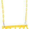 CALIDAKA 21 inch Trapeze Swing Bar Rings,Gym Trapeze Bar and Gym Rings,Playground Trapeze Bar and Rings,Heavy Duty Chain Swing Set Accessories with Locking Carabiners - Image 3