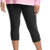 Just My Size Women's Plus-SizeStretch Jersey Capri Length Leggings - Image 2