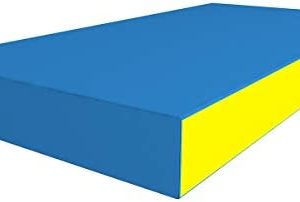 Premium Extra Thick Large Exercise Mat - 40" x 20" x 4" Ultra Durable, Non-Slip, Workout Mats for Home Gym Flooring - Cardio, Plyo, MMA, Jump Mat - 4 Inches Thick - Optimal Safety