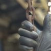 VersaPro N650 Black Nitrile Gloves, 6.7 Mil, Diamond Grip Texture, Powder-Free - Image 3
