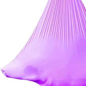 BPDVYRN Aerial Yoga Hammock Set, 5 m Long 2.8 m Wide Nylon Hammock Fitness Anti Gravity Swinging Air Flying for Inversion Exercise Pilates Gymnastics