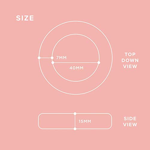 GIMME Bands Thick Fit Hair Ties | No Break Microfiber Thick Hair Elastics | Firm Yet Gentle Hold with No Snagging, Dents, or Breakage | Black Onyx - Image 4