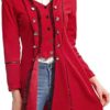 Women's Gothic Steampunk Corset Halloween Costume Coat Victorian Tailcoat Jacket - Image 3