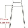 Greenten Chrome 6 String Archtop Trapeze Tailpiece Bridge and Archtop Jazz Guitar Bridge Rosewood Chrome Hardware - Image 4