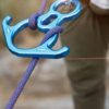 Bassizo 50KN Rescue 8 with Ears, Figure 8 Descender Belaying and Rappelling Climbing Gear for Rope Peak Rescue Rock Tree Training Outdoor Aerial Yoga 7075 Aluminum Alloy - Image 2