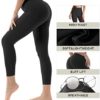 Blisset 3 Pack High Waisted Leggings for Women No See-Through Soft Athletic Tummy Control Pants for Running Yoga Workout - Image 5