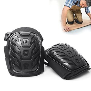 Knee Pads, Knee Pads for Men Floor Work, Heavy-Duty Construction Knee Pads for Construction Worker, Carpenter, Mechanic, Knee Pads Work for Men and Women, Comfortable Knee Pads for Flooring Work