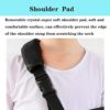 Ledhlth Mesh Arm Sling White for Shower Shoulder Immobilizer Brace Support for Broken Shoulder Elbow Arm Wrist Injury Men Women Teenagers Adults left right - Image 4