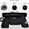 Black Yoga Mat Set- Yoga kit and set for beginner & advanced-Straps, Bag, Towel, Blocks and Mat-Yoga Equipment for Home Workouts & Studio total of 6pcs- Yoga starter kit-Accessories for Men and Women - Image 4