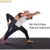 GXMMAT Extra Large Yoga Mat 6'x8'x7mm, Thick Workout Mats for Home Gym Flooring, Non-Slip Quick Resilient Barefoot Exercise Mat, Non Toxic Ultra Comfortable Cardio Mat for Pilates, Stretching, Fitness - Image 5