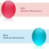 Youri Soul Hand Stress Balls - Hand Therapy Balls - Hand Grip Balls for Arthritis Pain Relief, Hand Strengthening Therapy, Stress Relief, Set of 2 Color Squeeze Eggs - Image 6