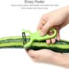 Original Vegetable Fruit Peeler Carbon Steel Blade 3 Pack Red/Green/Yellow… - Image 4
