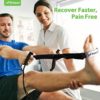 Trideer Stretching Strap Yoga Strap Physical Therapy for Home Workout, Exercise, Dance, Pilates and Gymnastics, 10 Loops Non-Elastic Stretch Bands with Workout Guide for Women & Men. - Image 6