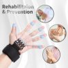 Finger Exerciser,Taie Hyung Finger Strengthener 40LB+60LB+75LB Hand Grip Strength Trainer Hand Extension Exerciser for Strength Therapy Hand Grip Strengthener for Musicians Athletes - Image 2