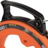 Klein Tools 56331 Fish Tape, Steel Wire Puller with Double Loop Tip, Optimized Housing and Handle, 1/8-Inch x 50-Foot - Image 12